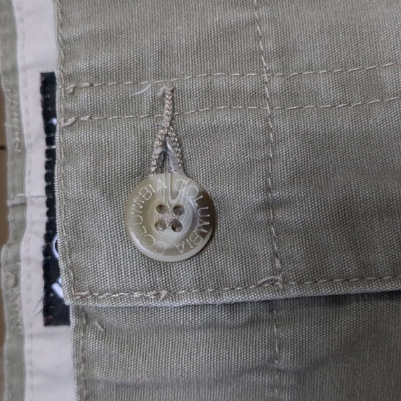 Columbia women's green khaki short 100% cotton size: 10P - Picture 4 of 8
